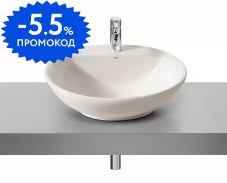 

Раковина «Roca» Fontana 60/48 фарфоровая белая