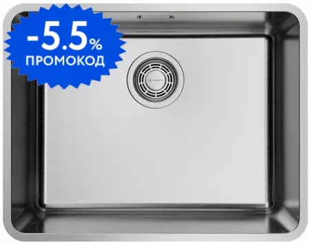 Мойка для кухни «Omoikiri» Omi 53-U/I-IN Ultra 53/42 нержавеющая сталь нержавеющая сталь