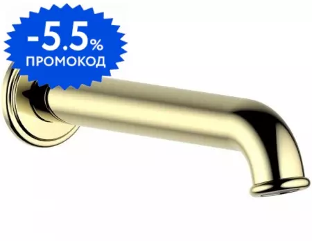 

Излив к смесителю «Aquatek» Классик AQ1541PG 19,4 полированное золото