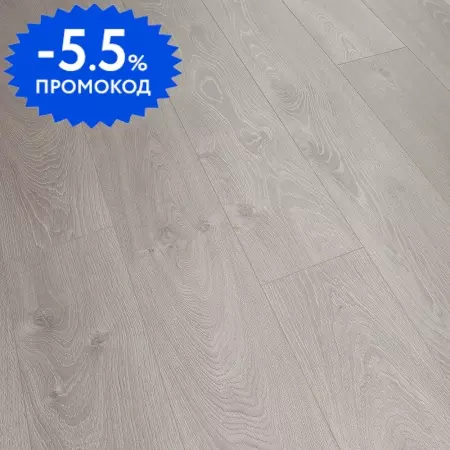 Ламинат «KronoSwiss»  Solid Chrome 4V Дуб Интерлакенский 138х19,3 D4202 33 класс светло-серый