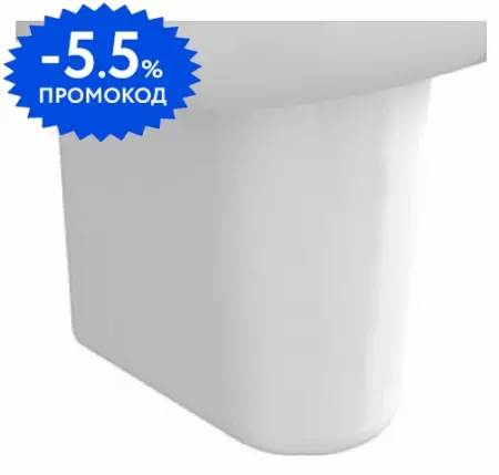 Полупьедестал «Vitra» S20 5281B003-7201 фарфоровый белый Вид №1