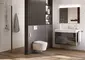 Подвесной унитаз безободковый «Roca» WC Inspira In-Wash 7803060001 белый с сиденьем дюропласт с микролифтом белое, изображение №4