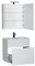 Мебель для ванной подвесная «Aquanet» Латина 70 с 1 ящиком белая, картинка №2