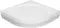 Душевой поддон «Aquanet» Персона  90/90 средний акриловый четверть круга белый с сифоном правый, фото №1