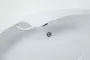 Ванна акриловая «Aquanet» Capri 160/100 с каркасом без сифона с ручками белая правая, изображение №4