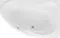 Ванна акриловая «Aquanet» Capri 160/100 с каркасом без сифона с ручками белая правая, фото №1
