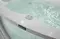 Гидромассажная ванна акриловая «Orans» BT-65103 A 140/140 с каркасом с сифоном белая, фотография №3