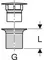 Донный клапан для раковины «Geberit» 152.050.21.1 L=5 см хром, картинка №2