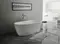 Ванна акриловая «Aima Design» Tondo 174/80 с каркасом с сифоном белая, картинка №2