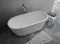 Ванна акриловая «Aima Design» Tondo 174/80 с каркасом с сифоном белая, фотография №3