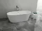 Ванна акриловая «Aima Design» Tondo 174/80 с каркасом с сифоном белая, изображение №4
