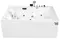 Гидромассажная ванна акриловая «Gemy» G9061 K 181/121 с каркасом с сифоном с ручками белая правая, картинка №2