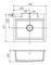 Мойка для кухни «Aquaton» Делия 60/51 искусственный камень кофе, фотография №3
