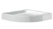 Душевой поддон «Am.Pm» Gem W90T-401-100W 100/100 средний акриловый четверть круга белый с сифоном, фото №1