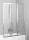 Шторка на ванну пластиковая «Ravak» VS3 130 Rain/сатин универсальная, фото №1