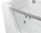 Гидромассажная ванна акриловая «Grossman» GR-15085 150/85 с каркасом с сифоном белая, картинка №6