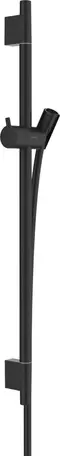 Штанга для душа «Hansgrohe» Unica S Puro 28632670 со шлангом 160 см чёрная матовая, фото №1