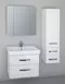 Мебель для ванной подвесная «Spectrum» Толедо 70 с ящиками белая, фото №1