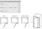 Душевой угол-ограждение «Ravak» Pivot PDOP2 120/90 прямоугольный Transparent/хром универсальный, картинка №6