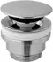 Донный клапан для раковины «Paffoni» ZSCA050ST с механизмом Клик-Клак сталь, фото №1