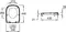 Сиденье для унитаза «Jacob Delafon» Struktura E70024-WTE термодюр с микролифтом белое, изображение №4