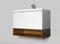 Мебель для ванной подвесная «Am.Pm» Gem 60 с 1 ящиком M90FHX06021WG белая глянцевая, изображение №4
