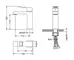 Смеситель для раковины «Timo» Briana 7161/03F чёрный, картинка №2