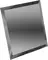 Настенная плитка «ДСТ» зеркальная с фацетом 18x18 КЗГ1-01 графитовая, фото №1