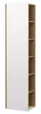 Пенал «Aquaton» Сканди 40 подвесной белый/дуб Рустикальный универсальный, фото №1