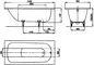 Ванна стальная «Kaldewei» Saniform Plus 360-1 140/70 без опор без сифона белая, изображение №4