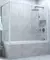 Шторка на ванну стеклянная «Vegas Glass» ZV+ZVF Novo 160/90/140 прозрачная/белая универсальная, фото №1