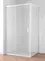 Душевой угол-ограждение «Vegas Glass» ZP+ZPV Novo 125/90 сатин/белый без поддона универсальный, фото №1