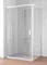 Душевой угол-ограждение «Vegas Glass» ZP+ZPV Novo 120/90 прозрачный/белый без поддона универсальный, фото №1