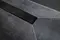 Душевой лоток «Pestan» Confluo Frameless Line 650 13701320 боковой выпуск матовый черный/под плитку , фотография №3
