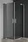 Душевой угол-ограждение «Cezares» SLIDER-A-2-80/90-GRIGIO-Cr 90/90 тонированный/хром квадратный без поддона, фото №1