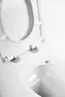 Приставной унитаз безободковый «Belbagno» Marino BB105CBR белый (BB105SC) с сиденьем дюропласт с микролифтом, изображение №8