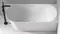 Ванна акриловая «Abber» AB9258-1.5 150/78 с каркасом с сифоном белая правая, картинка №2