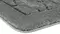Коврик для ванной «Fixsen» Link FX-5002K 80/50 резина, микрофибра серый, изображение №4