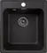 Мойка для кухни «GranFest» Quarz GF-Z17 42/48 искусственный камень черная, фото №1