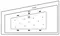 Гидромассажная ванна акриловая «Excellent» Sfera 170/100 Relax с каркасом с сифоном белая/хром левая, картинка №2