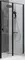 Душевая дверь «Allen Brau» Priority 140/200 прозрачная/чёрная универсальная, фото №1