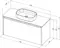 Тумба под раковину «Allen Brau» Fantasy 120 с 2 ящиками (1 скрытый) подвесная white matt, фото №9