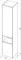 Пенал «Allen Brau» Infinity 35 подвесной white matt левый, картинка №10