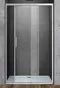 Душевая дверь «Vincea» Soft VDS-3SO100CL 100/195 прозрачная/хром универсальная, фото №1