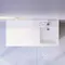 Раковина над стиральной машиной «Am.Pm» X-Joy 100/50 правая M85AWPR1001WG литьевой мрамор белая правая, картинка №2
