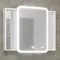 Зеркальный шкаф «Jorno» Bosko 100 с подсветкой белый, фотография №3