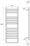 Электрический полотенцесушитель «Point» PN10150SE П15 50/100 хром универсальный, изображение №4