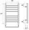 Водяной полотенцесушитель «Point» PN10156S П8 50/60 без комплектующих хром, фотография №3