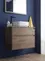 Мебель для ванной подвесная «Aquanet» Nova Lite 75 с 2 ящиками дуб рустикальный столешница бежевая, изображение №4