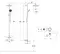 Душевая система «Jacob Delafon» Atom E26237-CP с термостатом хром, картинка №6